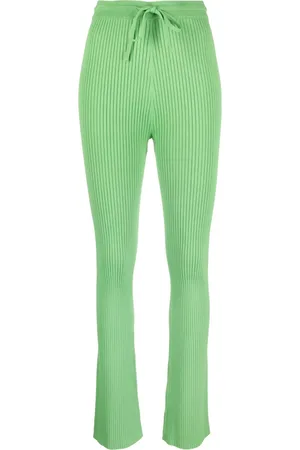 Nanushka Pantalones tejidos de canalé Cornelie