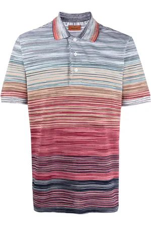 Missoni Playera tipo polo con rayas estampadas