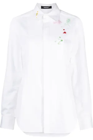 UNDERCOVER Camisa con bordado floral