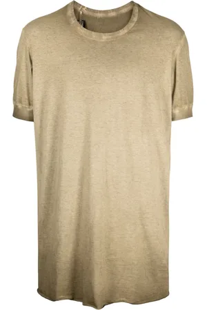 11 BY BORIS BIDJAN SABERI Playera con efecto desgastado