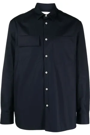 Jil Sander Camisa con cuello de pico