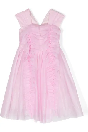 MONNALISA Vestido con motivo de glitter