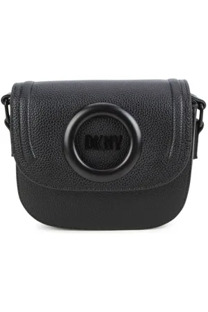 DKNY Bolsa de hombro con placa del logo