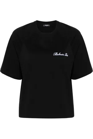Balmain Playera con logo bordado