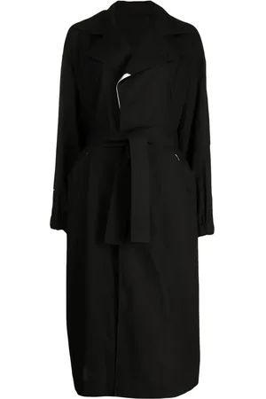 YOHJI YAMAMOTO Gabardina con cinturón