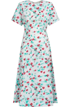 Marni Vestido midi con estampado de pintura