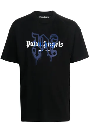 Palm Angels Playera New York con monograma estampado