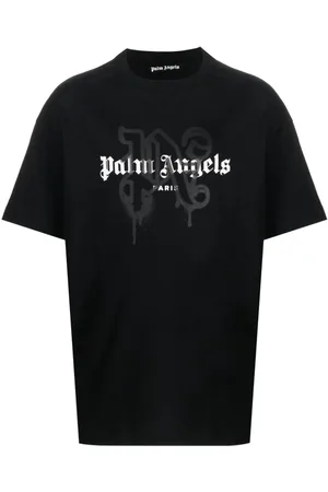Palm Angels Playera Paris con monograma estampado