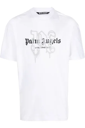 Palm Angels Playera Los Angeles con monograma estampado