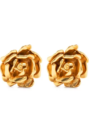 BLUMARINE Aretes con diseño floral