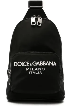 Dolce & Gabbana Mochila crossbody con letras del logo