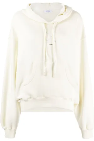 OFF-WHITE Hoodie con detalles de cristal