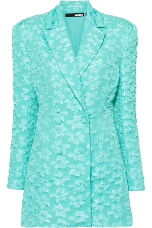 ROTATE Blazer texturizado con doble botonadura