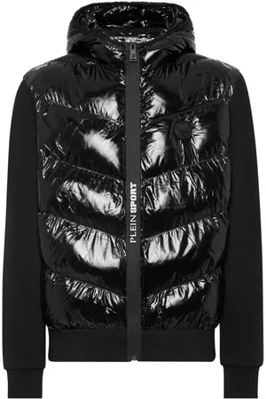 Philipp Plein Chamarra capitonada con aplique del logo