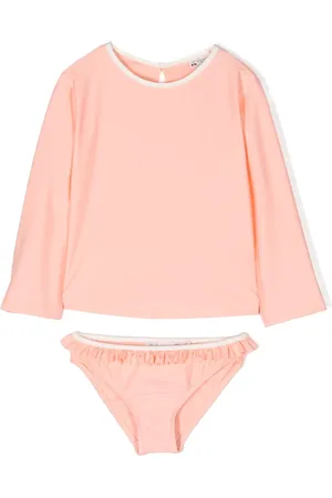 BONPOINT Tankini manga larga con volantes