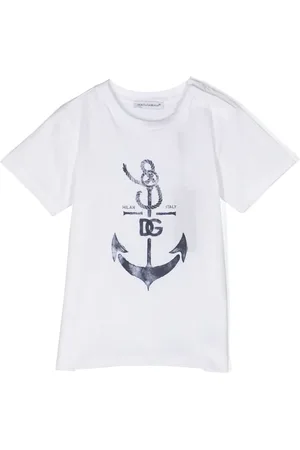 Dolce & Gabbana Playera con anclas estampadas