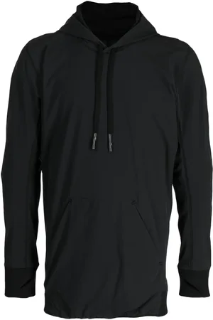 11 BY BORIS BIDJAN SABERI Hoodie con etiqueta del logo