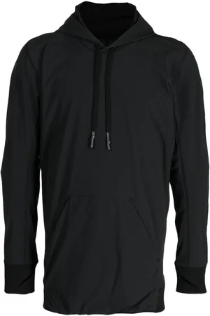 11 BY BORIS BIDJAN SABERI Hoodie con etiqueta del logo