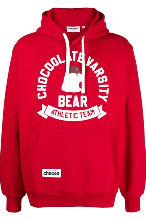 Chocoolate Hoodie con oso estampado