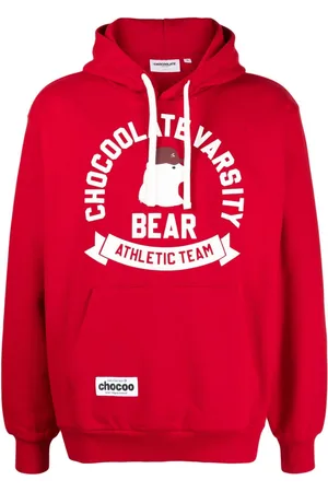 Chocoolate Hoodie con oso estampado