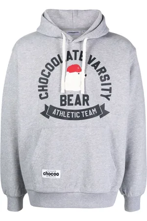 Chocoolate Hoodie con oso estampado