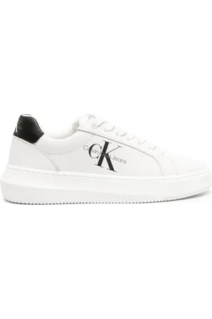 Calvin Klein Tenis con logo estampado