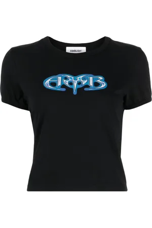 AMBUSH Playera con logo afelpado