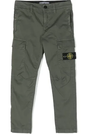 Stone Island Pantalones cargo con motivo Compass