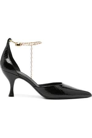 Salvatore Ferragamo Zapatillas con logo grabado y tacón de 80mm