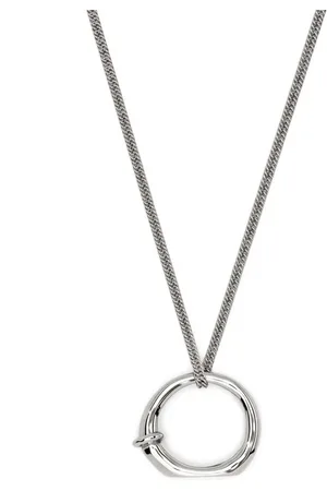 Jil Sander Collar con dije de anillo
