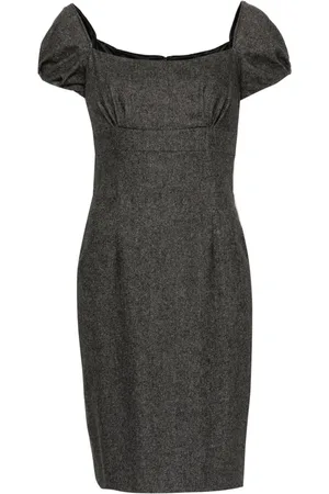 Dior Vestido de tweed manga corta 2010