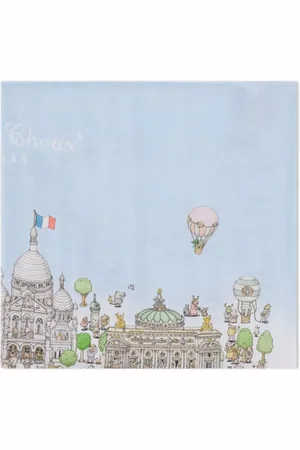 Atelier Choux Manta con ilustración estampada