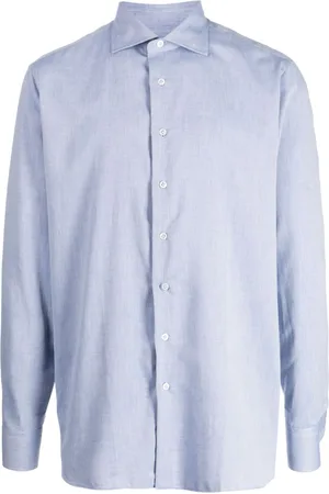 LARDINI Camisa con cuello italiano