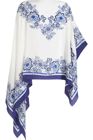 Etro Mascada de seda con estampado floral