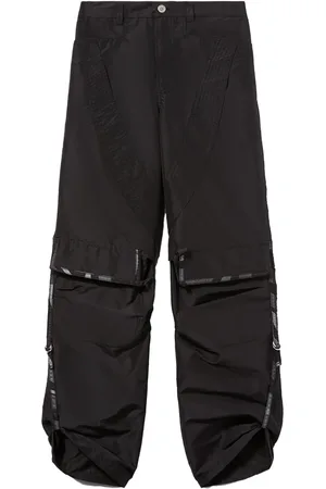 Puccini Pantalones cargo con ribete estampado