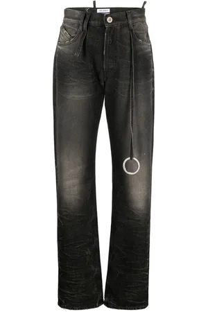 The Attico Jeans tapered con tiro medio