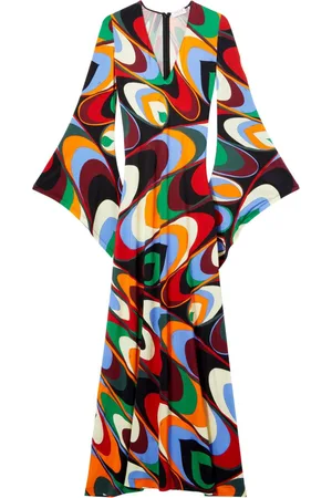 Puccini Vestido largo con estampado Onde