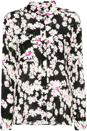 Msgm Camisa con botones y estampado floral