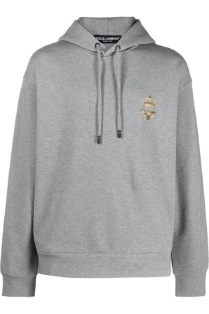Dolce & Gabbana Hoodie con bordado Crown Bee