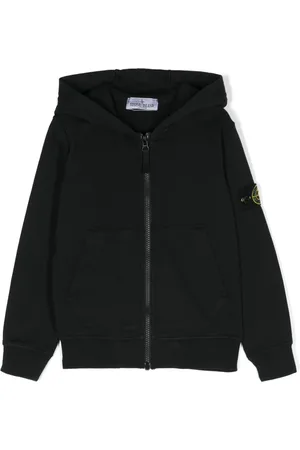 Stone Island Chamarra con capucha y motivo Compass
