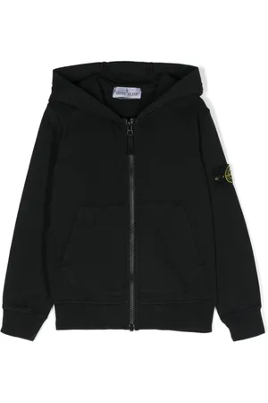 Stone Island Chamarra con capucha y motivo Compass