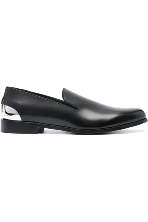 Alexander McQueen Mocasines con tacón metálico