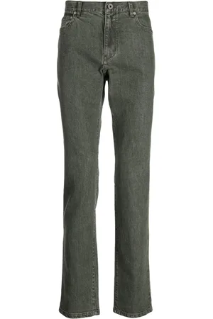 MAN ON THE BOON. Jeans rectos Hairy con tiro medio