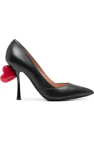 Moschino Zapatillas con aplique de corazón y tacón de 105mm