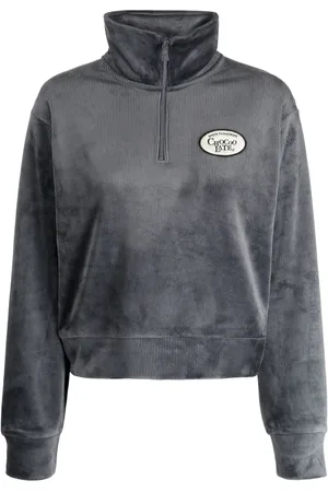 Chocoolate Sudadera de pana con parche del logo