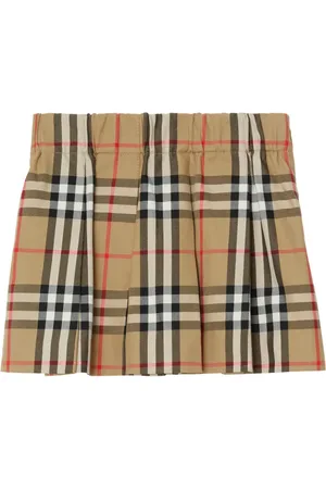 Burberry Falda con estampado de cuadros
