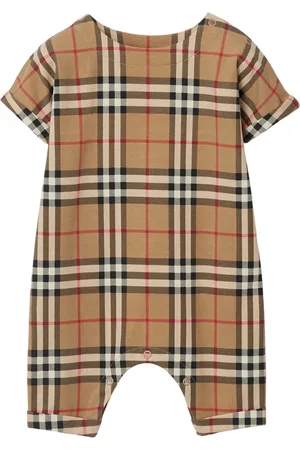 Burberry Jumpsuit corto con motivo Vintage Check