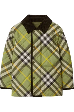 Burberry Chamarra capitonada con motivo Vintage check