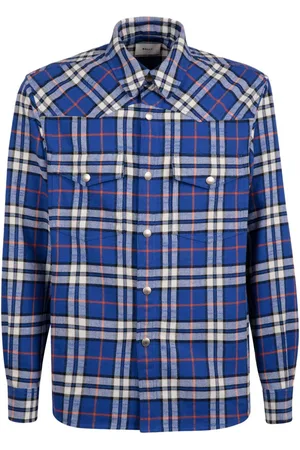 Bally Camisa con motivo de cuadros