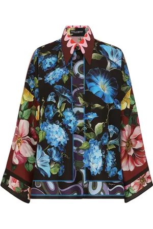Dolce & Gabbana Camisa de seda con estampado floral